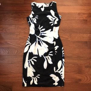 H&M abstract, flower- print dress, size XS